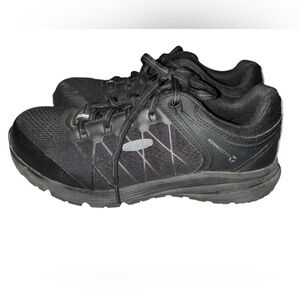 Keen Utility vista Work Shoes Black  Mesh Lace up Alloy Toe Size 9.5M